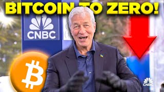 JPMorgan CEO Warns Crypto Holders Bitcoin to ZERO [upl. by Fransisco]