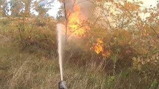 Incendio Sterpaglie  protezione civile  vigili del fuoco [upl. by Courtnay794]