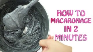 How to Properly Macaronage in 2 Minutes to Prevent Hollow Shells [upl. by Kiker661]