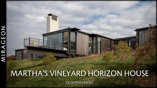 Horizontal Glass and Wood House  Martha’s Vineyard Horizon House [upl. by Elia895]