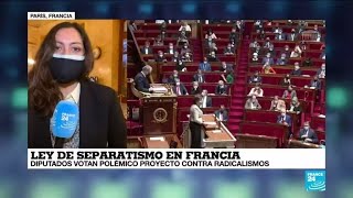 Informe desde París ley contra el quotseparatismoquot será revisada por el Senado el 30 de marzo [upl. by Buote]