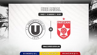 LIVE  FC Universitatea Cluj  FK Partizani meci amical [upl. by Curhan]