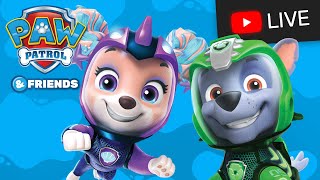 🔴 Aqua Pups with Skye Coral and the Merpups PAW Patrol Rescue Episodes Kids Cartoon Live Stream [upl. by Clayson748]