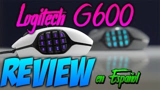 Logitech G600  mouse gamer  review en español [upl. by Akirre174]