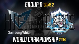 Samsung White vs Dark Passage Worlds Highlights Game 2 LoL S4 World Championship 2014 Group A D3G1 [upl. by Stacey]