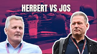 Johnny Herbert FIRES BACK at Jos Verstappens Critique  quotIm Just Being Fairquot [upl. by Feil]