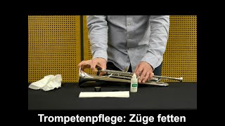 Trompetenpflege 3 Züge fetten [upl. by Dido]