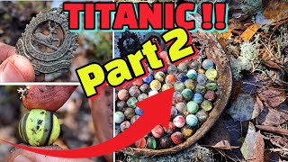 💥 2024 Bottle Digging Dump Digging 15 💥 Vintage Marbles TITANIC WW2 Cap Badge PART TWO © [upl. by Grim]