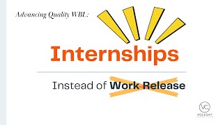 Internships Instead of Work Release [upl. by Quintie]