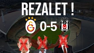 SÜPER KUPA FACİASI  GALATASARAY 05 BEŞİKTAŞ  TEPKİ  YÖNETİMİSTİFA  REZALET [upl. by Atirehgram]