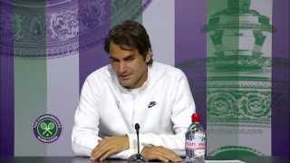 Roger Federer QuarterFinal Press Conference [upl. by Erasmo655]