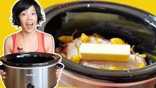 The Best amp Easiest Pot Roast Ever 5Ingredient Slow Cooker Mississippi Roast [upl. by Etteniotna]