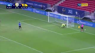 David Ospina saves 2 penalties in the Shootout Uruguay vs Colombia 24 Copa America 2021 [upl. by Fachan]