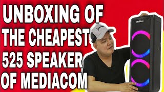 UNBOXING OF THE CHEAPEST 525 SPEAKER OF MEDIACOM [upl. by Eedyak797]