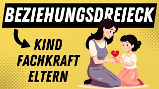 BEZIEHUNGSDREIECK bei der EINGEWÖHNUNG in die Kita  ERZIEHERKANAL [upl. by Richart45]