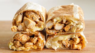 Chicken Wrap Recipe  Easy and Delicious Meal [upl. by Aube]