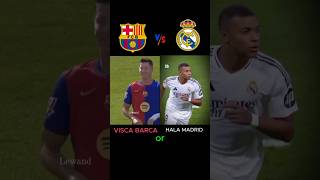 Visca Barca ❤️ vs Hala madrid🤍 football viscabarsa halamadrid barcelona realmadrid trending [upl. by Eiramesor646]