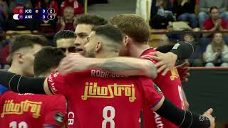 Highlights Jihostroj vs Halkbank Ankara [upl. by Lerraj948]