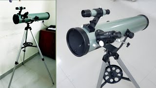 Telescope assembly How to assemble Newtonian reflector telescope F70076How to join telescope parts [upl. by Ierdna]