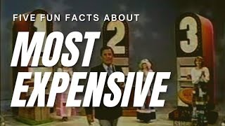 Five Fun Facts about MOST EXPENSIVE [upl. by Hellman]