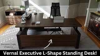 Vernal Executive LShape Standing Desk [upl. by Otreblon739]