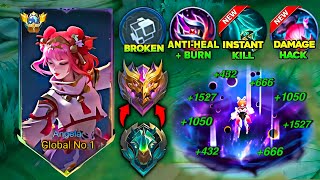 TOP GLOBAL ANGELA BEST BUILD amp EMBLEM 2024🔥EZ GUIDE🔥 [upl. by Giustino]