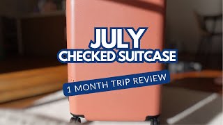 Is This My FAVOURITE NEW Suitcase  July Checked Suitcase Review [upl. by Ila]