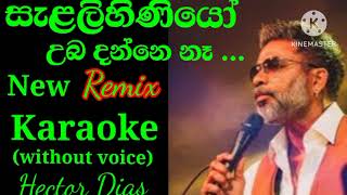 Salalihiniyo Nuba Danne Ne Karaoke track without voiceHector DiasRemixVo Creation [upl. by Inobe]