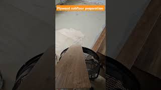 Plywood subfloor preparation with ardex and kelmor feather finish  Knight tile Karndean flooring [upl. by Tteraj47]