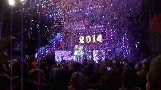 Nashville New Years Eve Bash On Broadway 2014 Countdown [upl. by Dnaleel452]