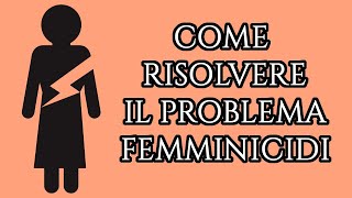 Il caso GIULIA CECCHETTIN Una soluzione CONCRETA al problema FEMMINICIDI [upl. by Nrojb]