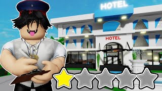 JAI OUVERT LE PIRE HOTEL SUR BROOKHAVEN  ROBLOX [upl. by Akienom]