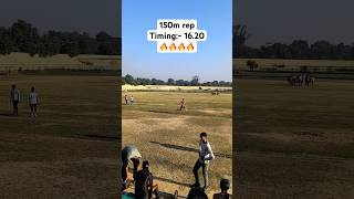 150m rep…timing 1620 sports athlete sprinter youtubeshorts viralvideo subscribe [upl. by Nelsen]