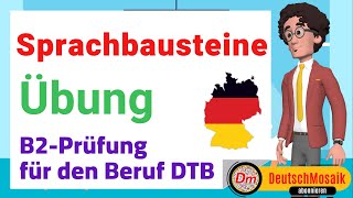 Sprachbausteine  Übung  B2 Prüfung für den Beruf [upl. by Ihdin366]