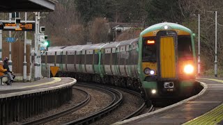 Saturday Morning Trains At Carshalton Beeches  SampMVL  040223 [upl. by Viole]