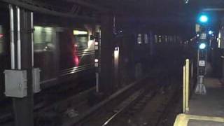 207th Street Bound A Express Train at 181st Street Station [upl. by Acirretal]