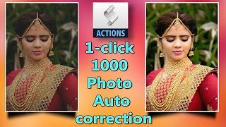 1Click only 1000 photo auto correction action [upl. by Elyak]