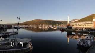 20140705 Tromsø Midnight Sun Time Lapse [upl. by Aceissej695]