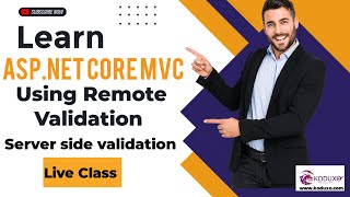 Applying Remote Validation in ASPNET Core MVC  Server Side Validation  Live Class [upl. by Thatcher]