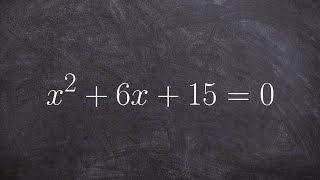 Solving using the quadratic formula with complex solutions [upl. by Inalial]