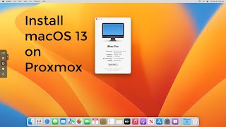 Install macOS 13 Ventura on Proxmox [upl. by Lechar221]