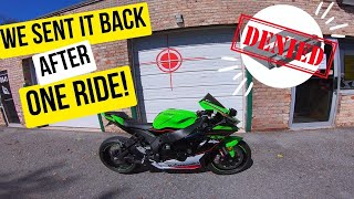 ZX10R Moore Mafia ECU Flash Did Not Go As Planned [upl. by Harrad]