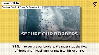 Snopescom Does Christina Hagans Campaign Ad Show the MexicoUnited States Border [upl. by Atirres]