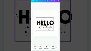 Text Effect  Canva Tutorial Part2 shorts [upl. by Ajin326]