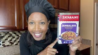 Zatarains Gluten Free Jambalaya  Lets Try It [upl. by Honorine]