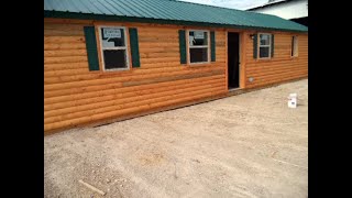 14 x 40 Amish Made Cabins amp Kits  Deer Run Cabins  Whitetail [upl. by Davon196]