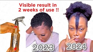 My secret to MASSIVE Hair Growth  use this if you want your hair to grow like crazy quick result [upl. by Elokkin]