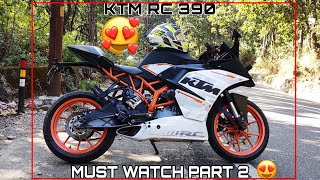 ktm rc 390 exhaust sound amp ktm stock exhaust amp ktm loud exhaust amp special ktm lovers will watch [upl. by Adele]