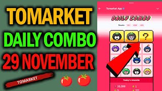 🍅Tomarket Airdrop Combo 27 November  Tomarket Daily Combo Today  Tomarket Secret Combo Today [upl. by Cohdwell]