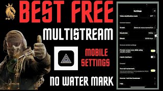 Prism App Best Free Multistreaming Tool  No Watermark  GAMING LIVE STREAM Setup  Fitspunk CODM [upl. by Valeta]